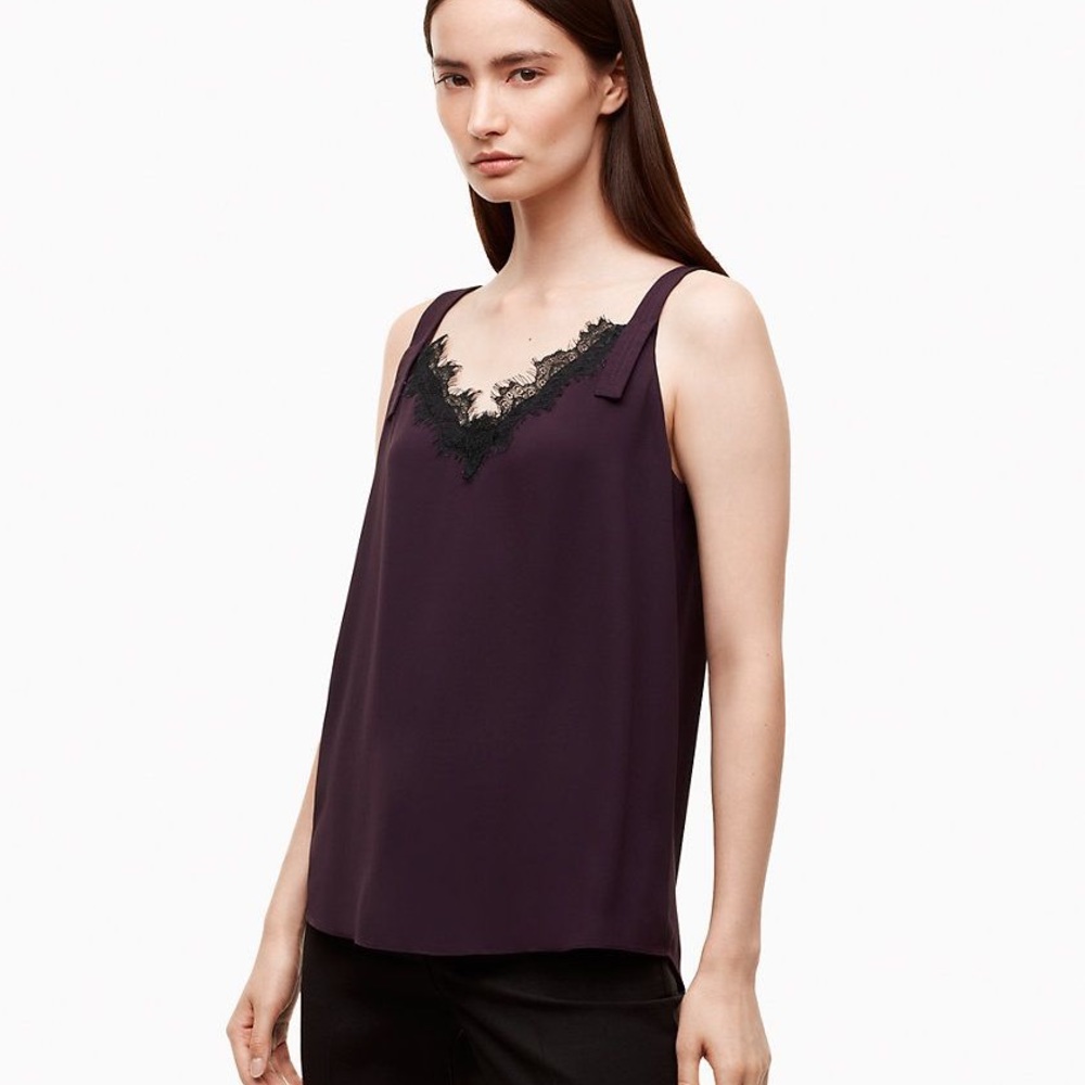 Babaton adalric lace tank top.